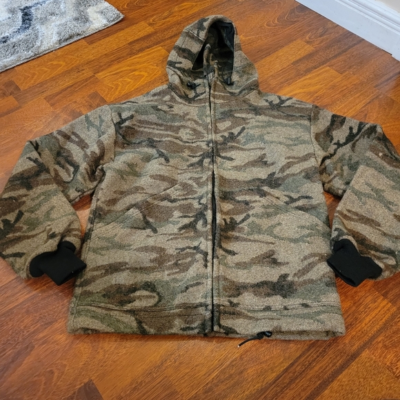 SOLD King of the Mountain Omnitherm unlined Heavy Wool Hoody Small - Picture 1 of 12